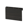 Maklaine Contemporary Wall Mounting Folding Table in Espresso