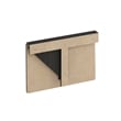 Maklaine Contemporary Wall Mounting Folding Table in Espresso