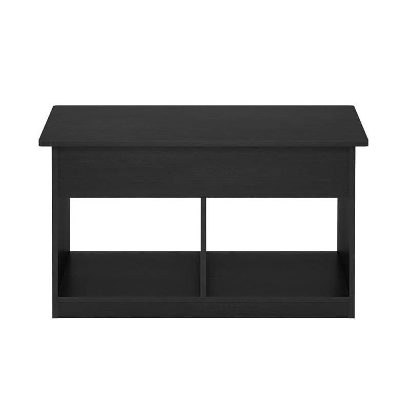 Maklaine Engineered Wood Contemporary Lift Top Coffee Table in Americano