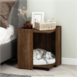 Maklaine Contemporary Litter Box Enclosure in Columbia Walnut