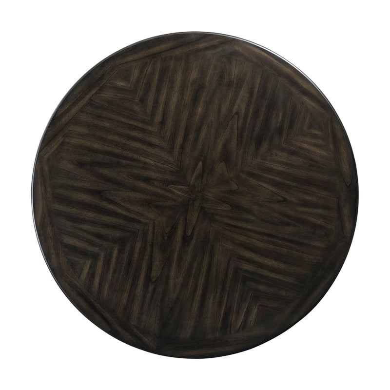 Maklaine Transitional Wood Brown Furnishings Standard Height Dining Table