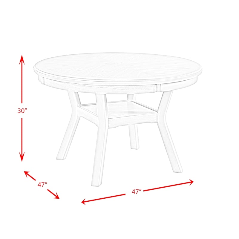 Maklaine Transitional Wood Brown Furnishings Standard Height Dining Table