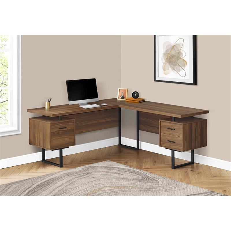 Maklaine Computer Desk Home Office Corner 70