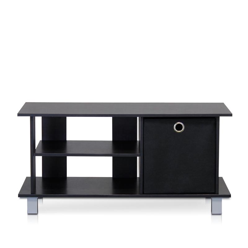 Maklaine Wood Simplistic TV Entertainment Center for TV up to 32