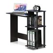 Maklaine Efficient Wood Home Laptop/Notebook/Computer Desk in Dark Walnut