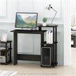 Maklaine Efficient Wood Home Laptop/Notebook/Computer Desk in Espresso/Black