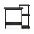Maklaine Efficient Wood Home Laptop/Notebook/Computer Desk in Espresso/Black