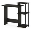 Maklaine Efficient Wood Home Laptop/Notebook/Computer Desk in Espresso/Black