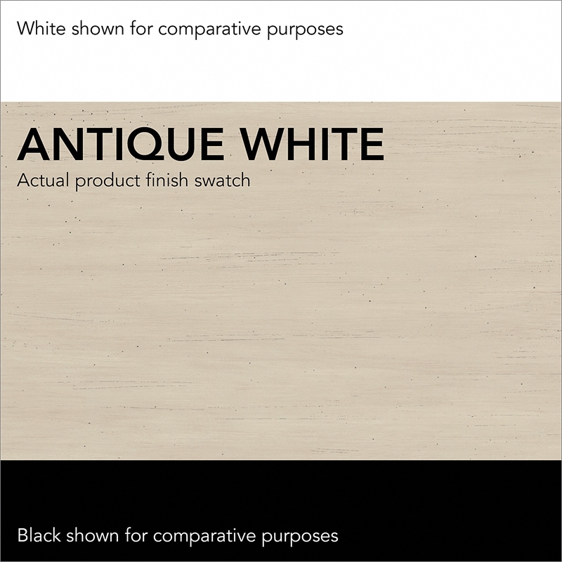 Maklaine Farmhouse Engineered Wood 6 Cube Organizer in Antique White