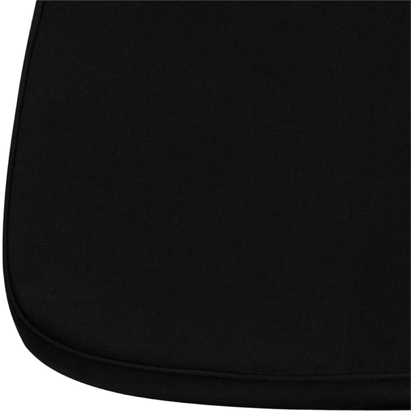 Maklaine Contemporary Soft Black Fabric Chiavari Chair Cushion