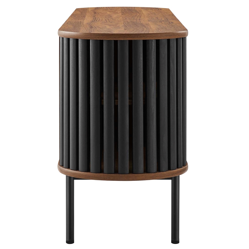 Maklaine Wood TV Stand for TVs up to 78