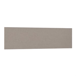 Maklaine 57&quotW Contemporary Fabric Acoustic Tackboard in Warm Beige