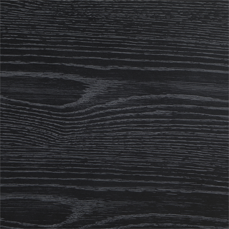 Maklaine Black Finish Wood 2-drawer Modern Storage Nightstand