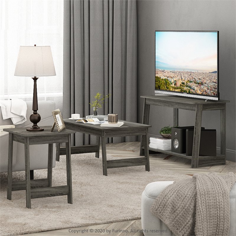 Maklaine Engineered Wood Beginning TV Stand for TV up to 39