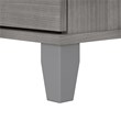 Maklaine Engineered Wood 2 Drawer Lateral File Cabinet in Platinum Gray