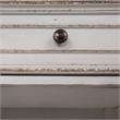 Maklaine Wood Modern Traditional White Finish 1 Drawer Night Stand