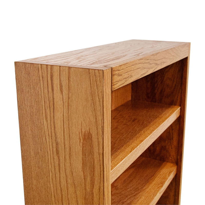 Maklaine Book Shelf - Wood Bookcase Furniture 30 x 48