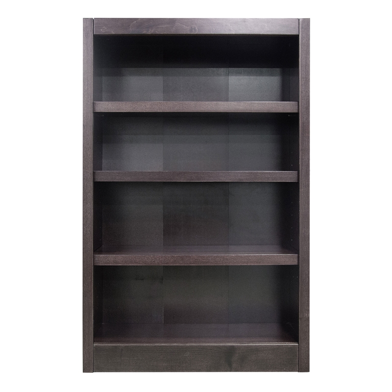 Maklaine Book Shelf - Wood Bookcase Furniture 30 x 48