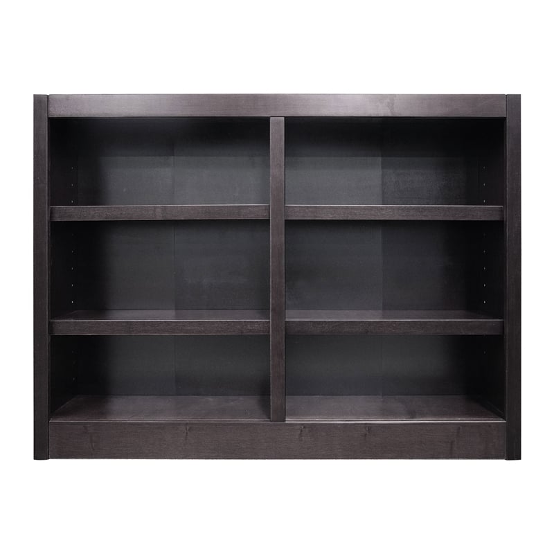 Maklaine Book Shelf - Wood Bookcase Furniture 48 x 36