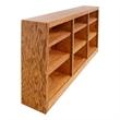 Maklaine Book Shelf - Wood Bookcase Furniture - 36 x 72