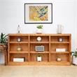 Maklaine Book Shelf - Wood Bookcase Furniture - 36 x 72