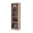 Maklaine Engineered Wood 25W Closet Organizer in Rustic Brown