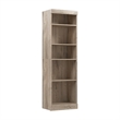 Maklaine Engineered Wood 25W Closet Organizer in Rustic Brown