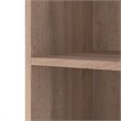 Maklaine Engineered Wood 25W Closet Organizer in Rustic Brown