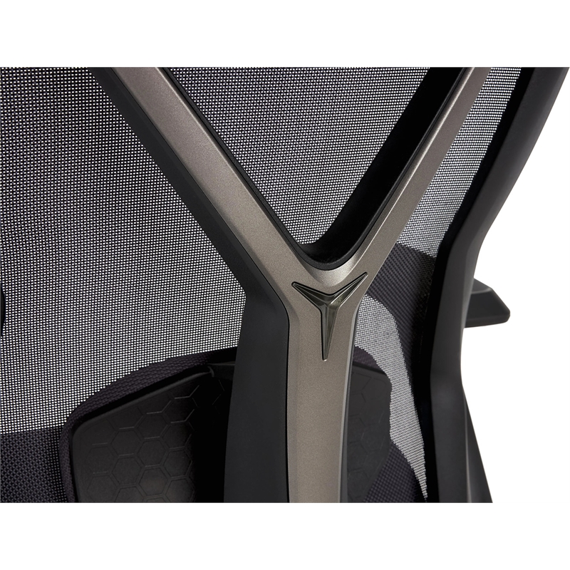 Maklaine Modern / Contemporary Mesh Gaming Fabric Chair Space Gray