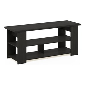 Maklaine Engineered Wood TV Stand for TV up to 55&quot in Espresso
