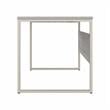 Maklaine Engineered Wood 60W x 30D Computer Table Desk in Platinum Gray