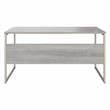 Maklaine Engineered Wood 60W x 30D Computer Table Desk in Platinum Gray