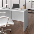 Maklaine Contemporary Engineered Wood 36W Bridge/Return in White