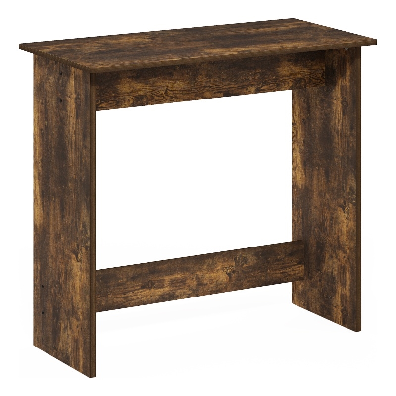 Maklaine Engineered Wood Contemporary Study Table in Amber Pine