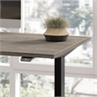 Maklaine Engineered Wood 60W Adjustable Standing Desk in Modern Hickory