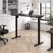 Maklaine Engineered Wood 60W Adjustable Standing Desk in Storm Gray