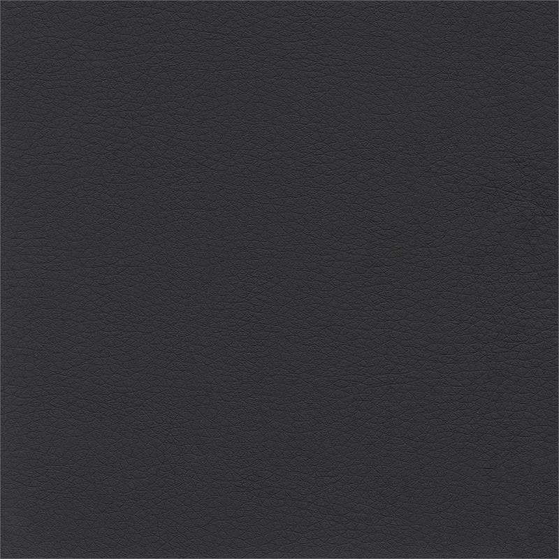 Maklaine High Back Tufted Office Chair with Arms in Black Bonded Leather