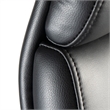 Maklaine Contemporary High Back Leather Executive Office Chair