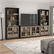 Maklaine Elegant Engineered Wood Transitional 60W Sideboard Cabinet