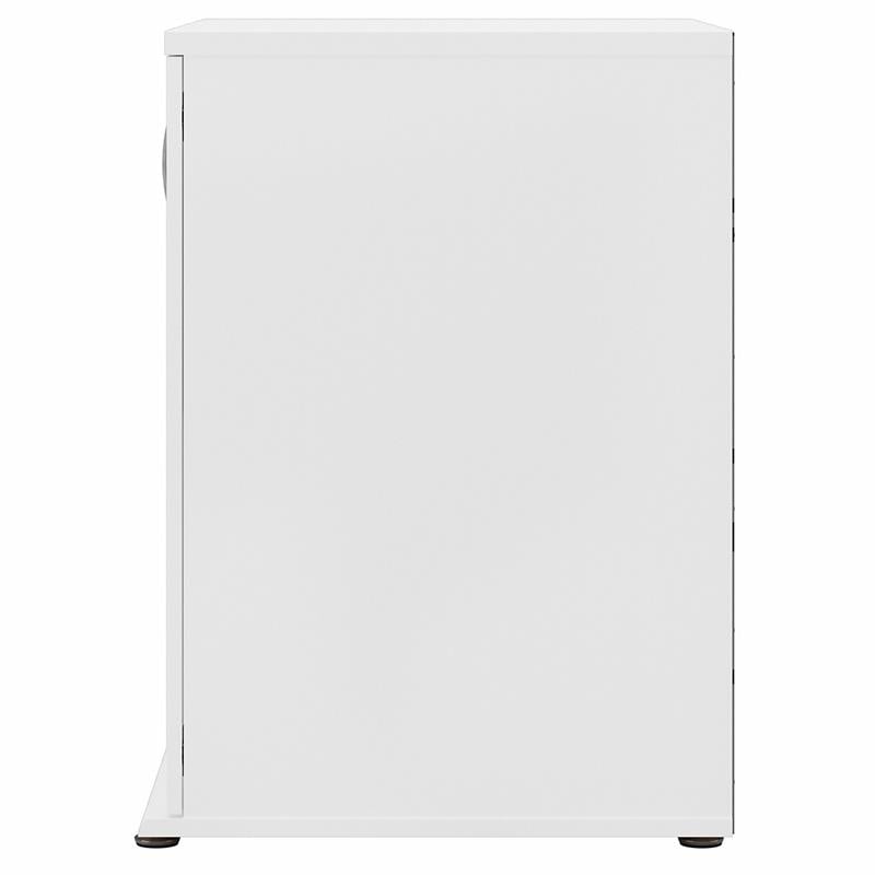 Maklaine Engineered Wood Laundry Room Cabinet with Doors in White