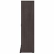Maklaine Engineered Wood Tall Linen Cabinet with Doors in Storm Gray