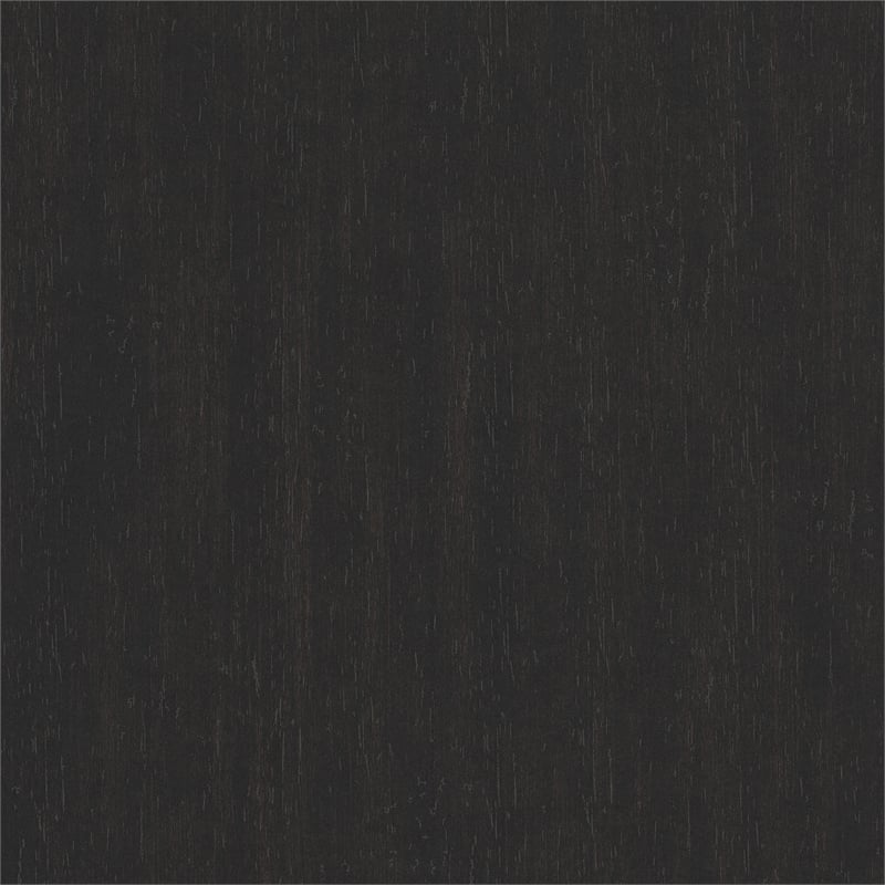 Maklaine Small Storage Cabinet with Doors and Shelves in Vintage Black