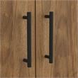 Maklaine Engineered Wood Large Armoire Cabinet in Fresh Walnut