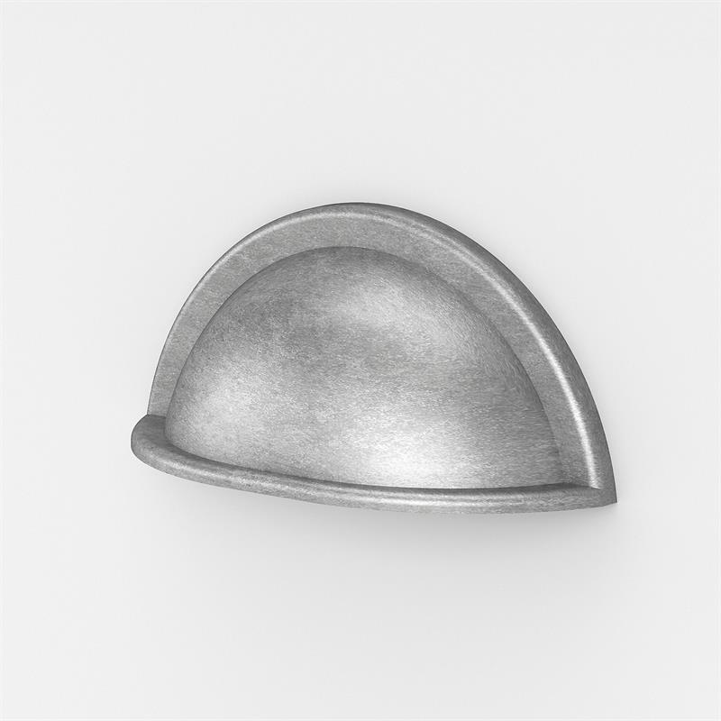 Maklaine Engineered Wood 2 Drawer Lateral File Cabinet in White and Gray