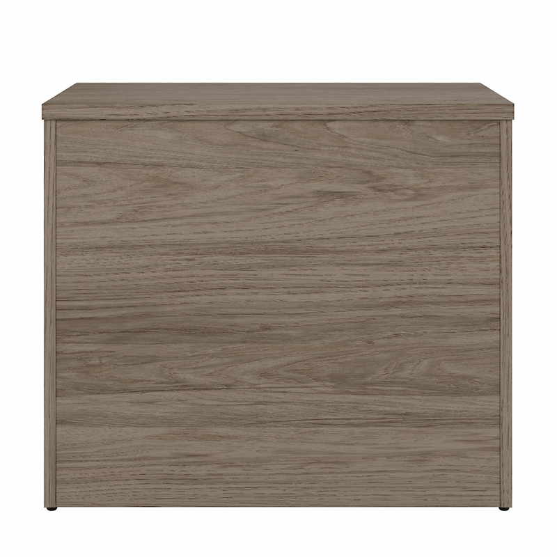 Maklaine Engineered Wood Office Storage Cabinet with Drawers in Modern Hickory