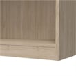 Maklaine Engineered Wood Universal Small 2 Shelf Bookcase in Natural Elm