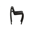 Maklaine Coastal Rope Counter Stool in Black Finish Set of 2