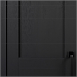 Maklaine Engineered Wood 2-Door Storage Cabinet in Raven Oak