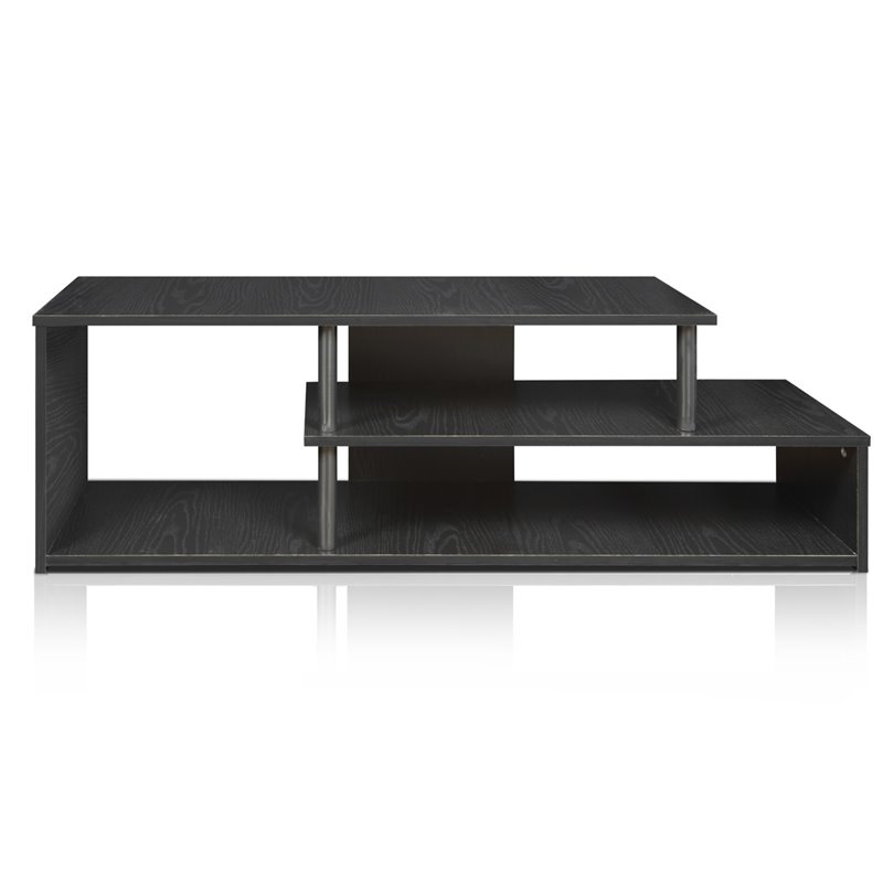 Maklaine Engineered Wood Low Rise TV Stand for TV up to 46