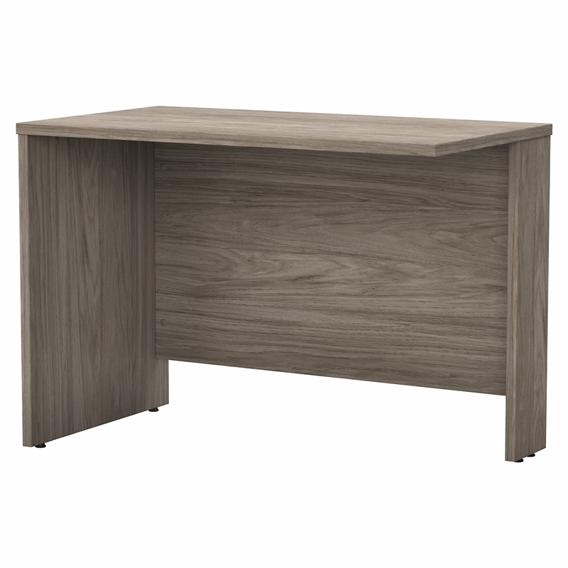 Maklaine Contemporary Engineered Wood 42W Desk Return in Hickory
